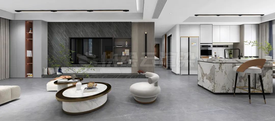 丝瓜视频免费观看质感砖灰色系客厅家居空间