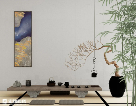 丝瓜视频免费观看菁系列质感砖茶室效果图